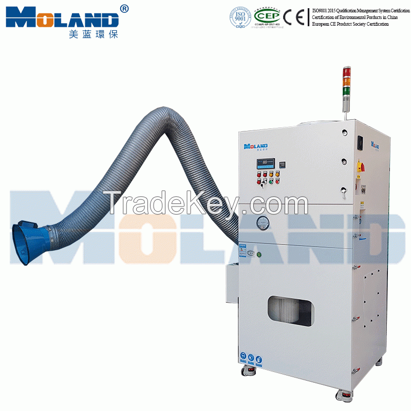 MLWF400 Industrial Dust Collector Welding Laser Cutting Fume Extractor