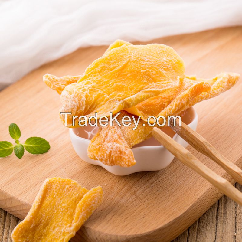 Asnn High Quality Chinese Snacks Soft Dried Mango Slices Original No Added Healthy Best Taste Dried Fruit