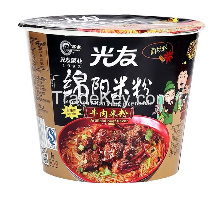 Mianyang Beef Instant Rice Noodles Low Fat Glass Noodles Vermicelli Non Fried