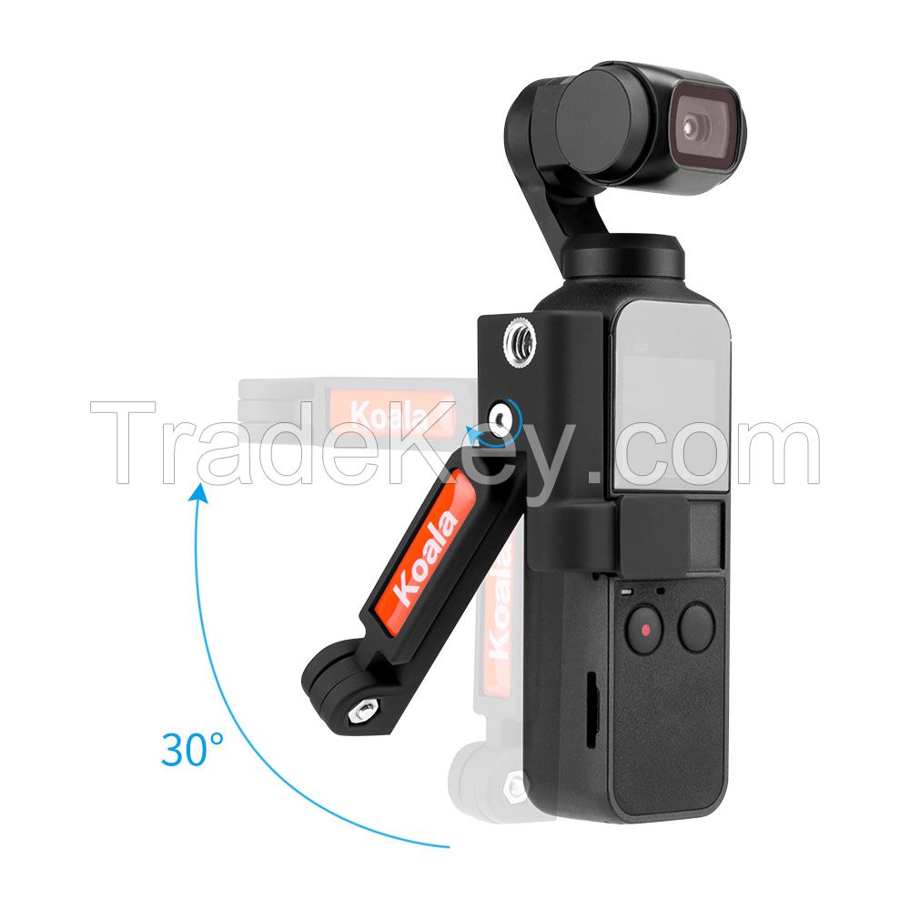 Hot DJI Accessories Telesin Handheld Koala Bracket Stand Expansion Selfie Bracket Mount Adapter for DJI Osmo Pocket