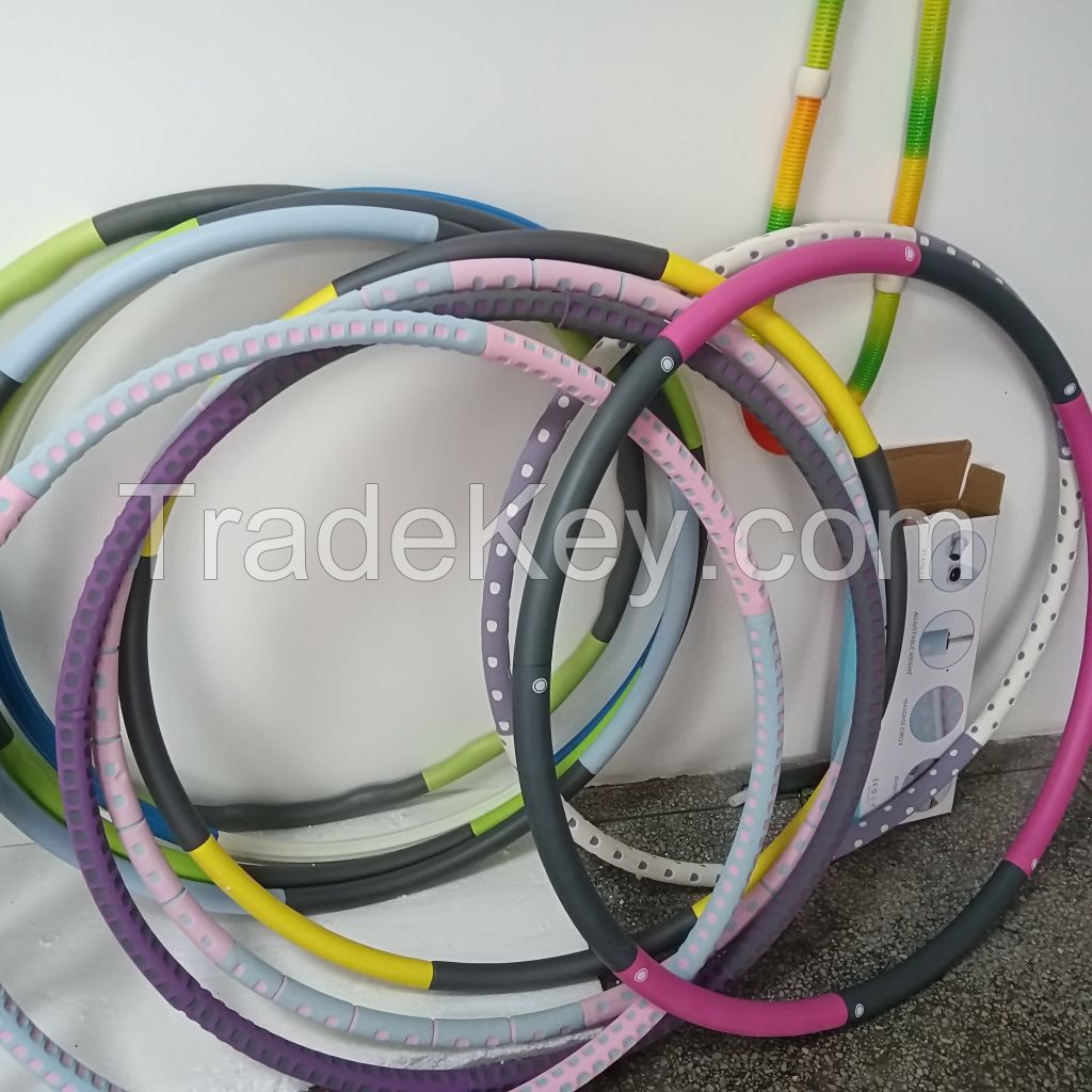 Wholesale 1kg Detachable exercise hula hoops 2021