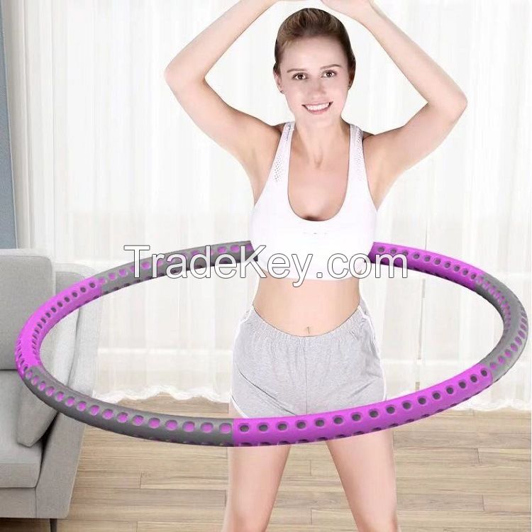 Adjustable light Hula Ring Colorful Weighted Hoola Hoops for adults