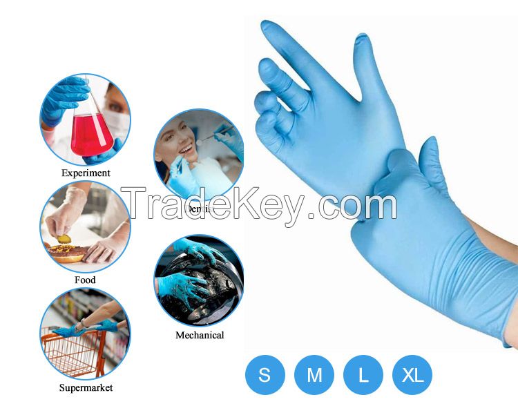 nitrile gloves cheap price factory wholesale gloves