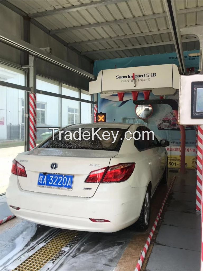 Single Arm 360 Degree Rotation Automatic Touchless Car Wash Machine with Chassis& Tire