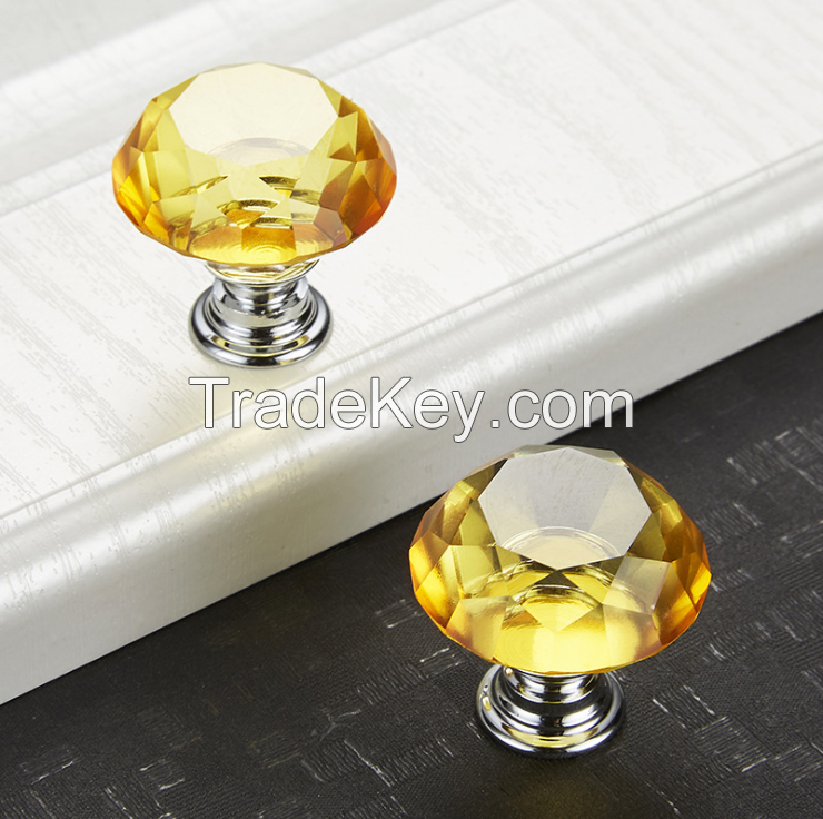 crystal diamond gold door knobs and handles