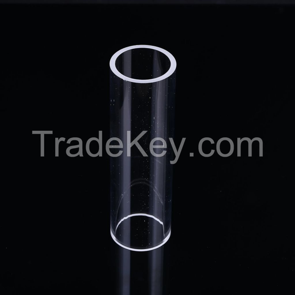 Quartz Tube High Quality Clear Fused Silica Quartz Glass Tube Clear Quartz Tubing