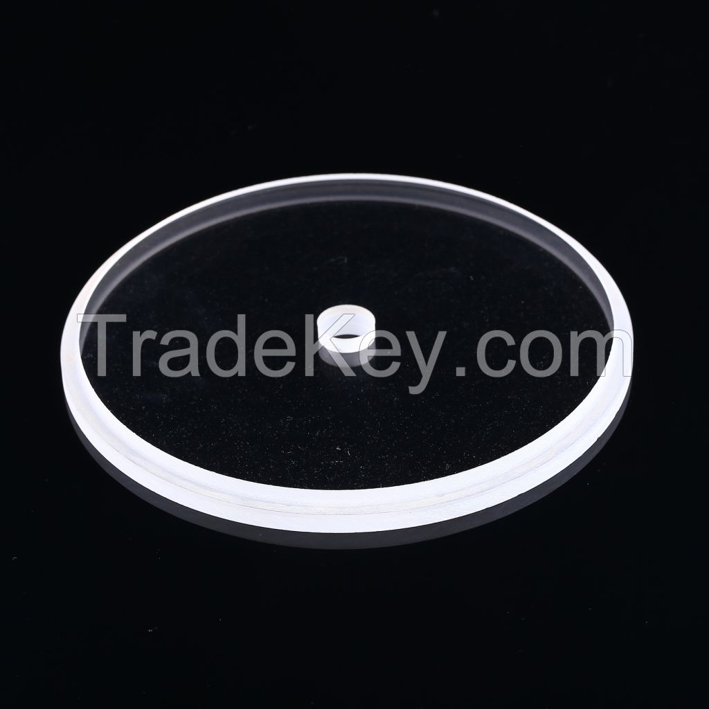 1-10mm thickness square transparent uvc quartz glass plate for lamp