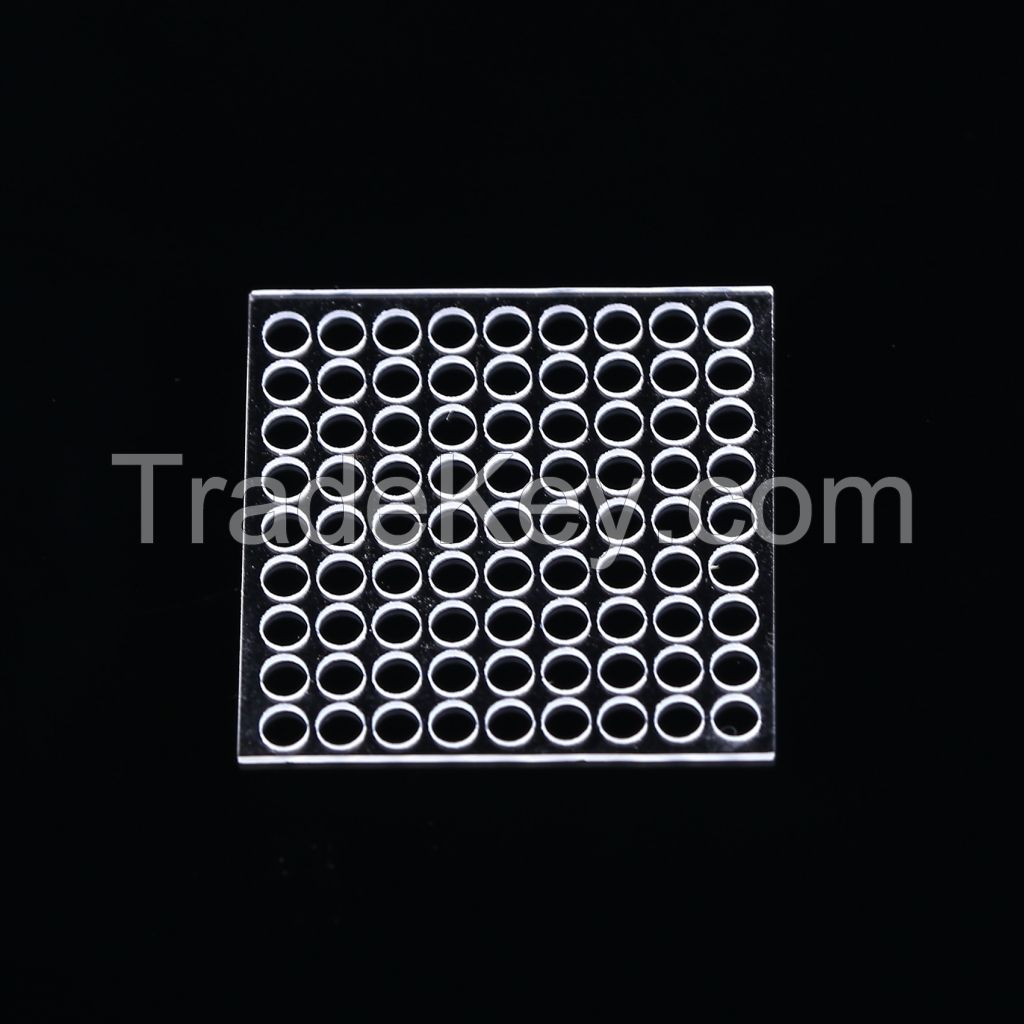 99.99 Purity Clear Heat Resistant Uv Rectangle Fused Silica Quartz Glass Piece