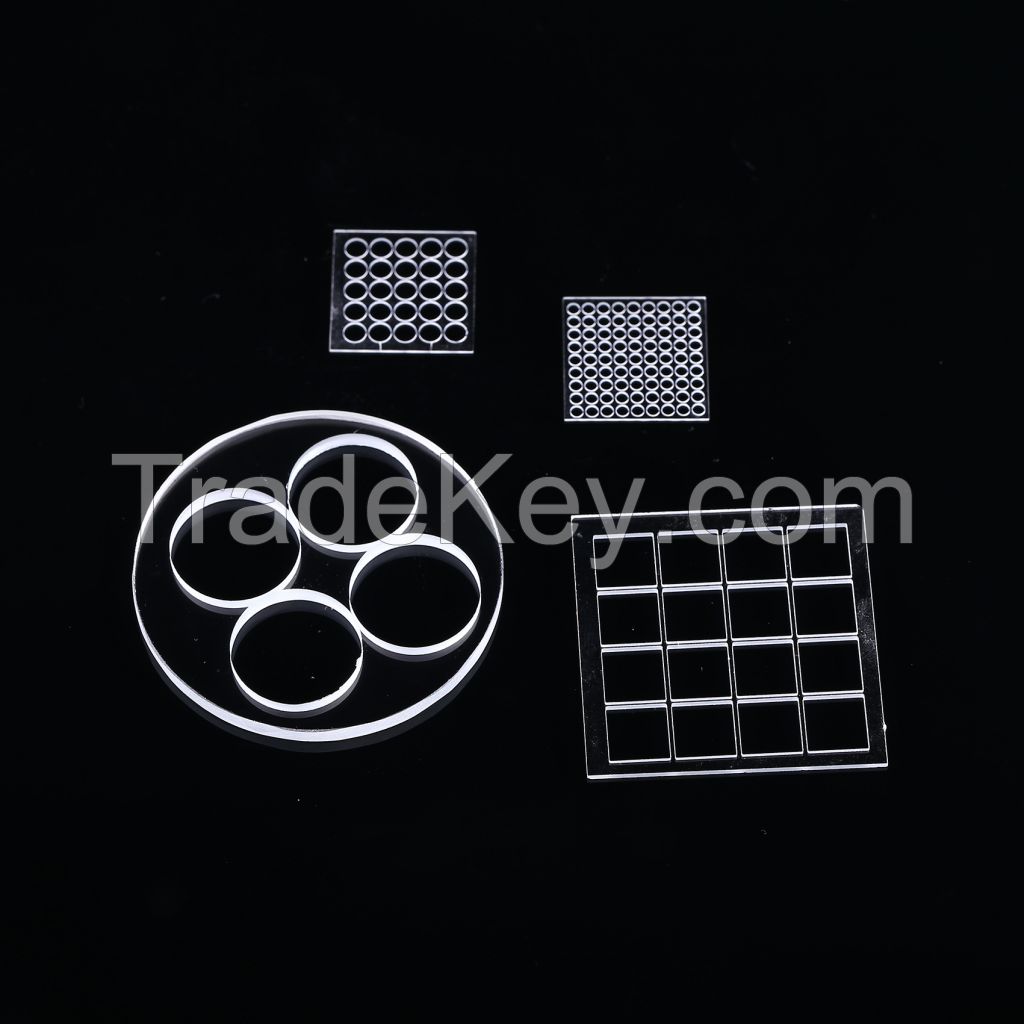 Custom Small Size Customized Transparent Quartz Glass disc