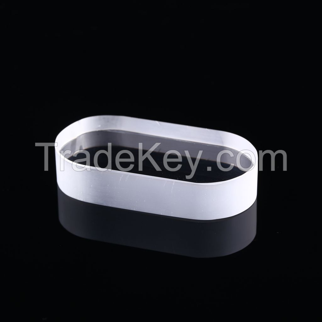 optical transparent UV quartz glass crystal plate JGS1/circular in shape