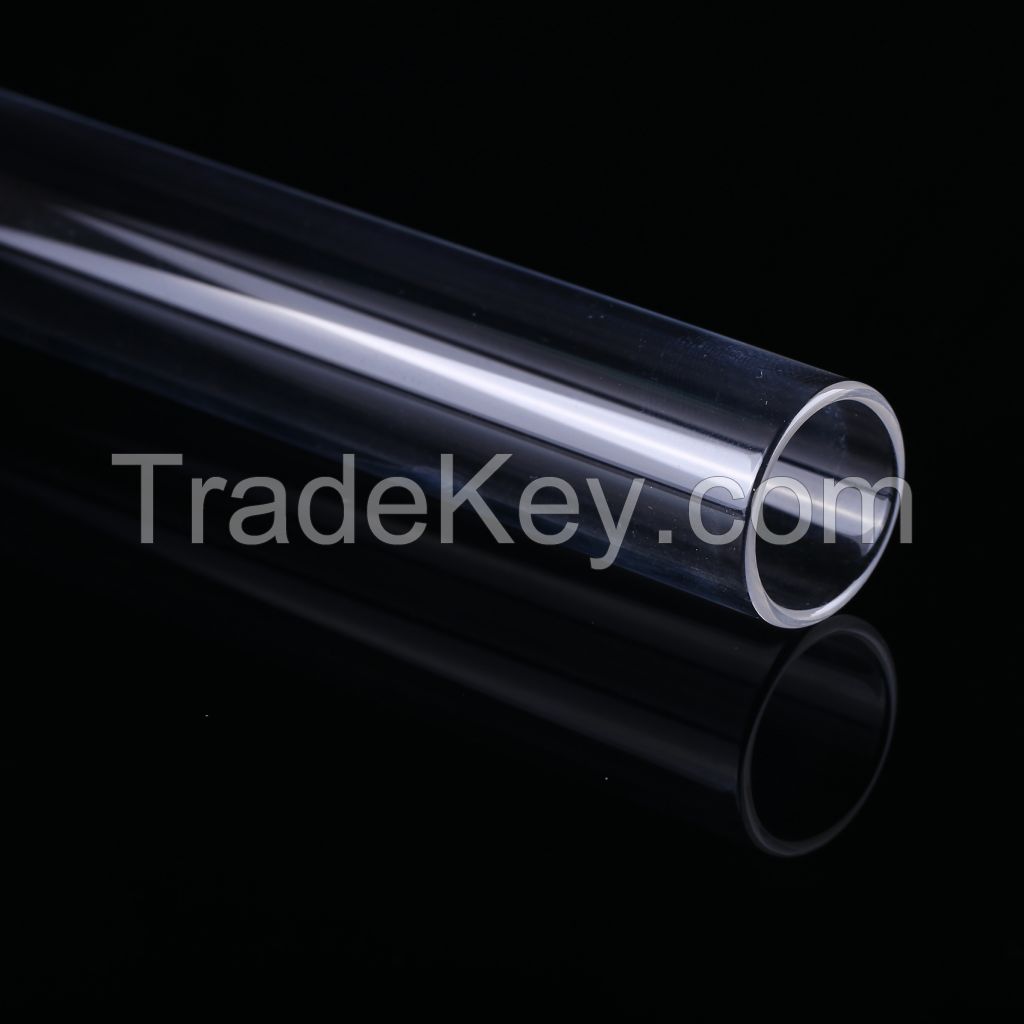 Quartz Tube High Quality Clear Fused Silica Quartz Glass Tube Clear Quartz Tubing
