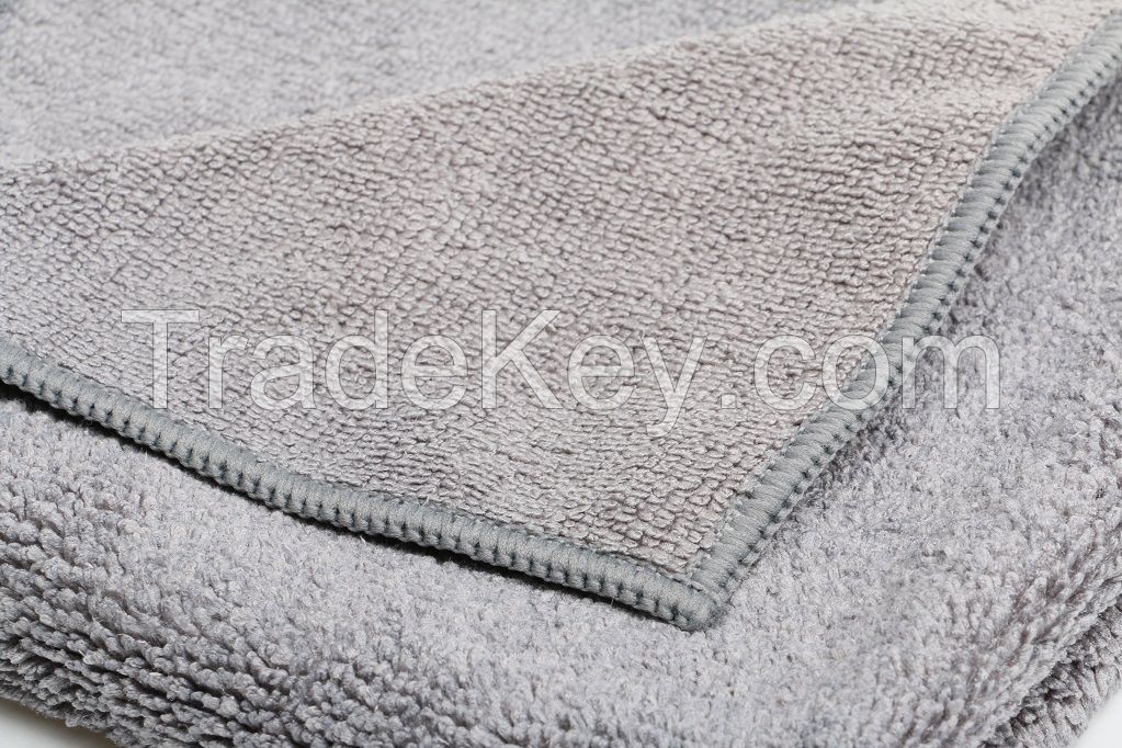 Terry cleaing towel -one side long-