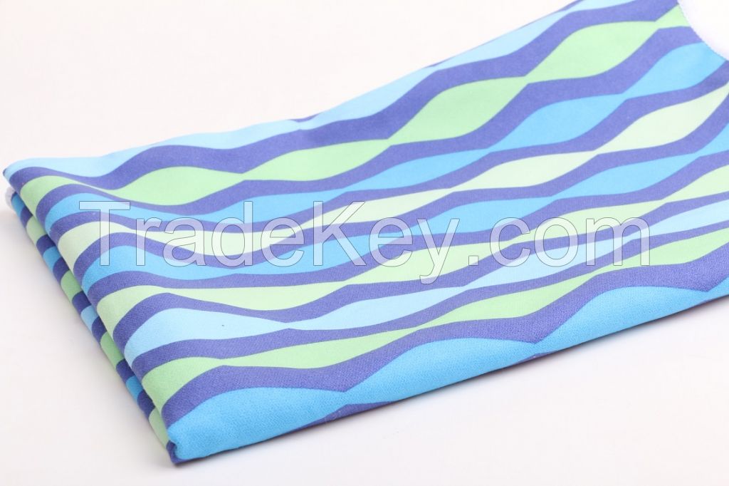 Thermal transfer YogaTowel  Beach Towel Double-faced Velvet