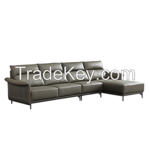 Top grain leather sofa 
