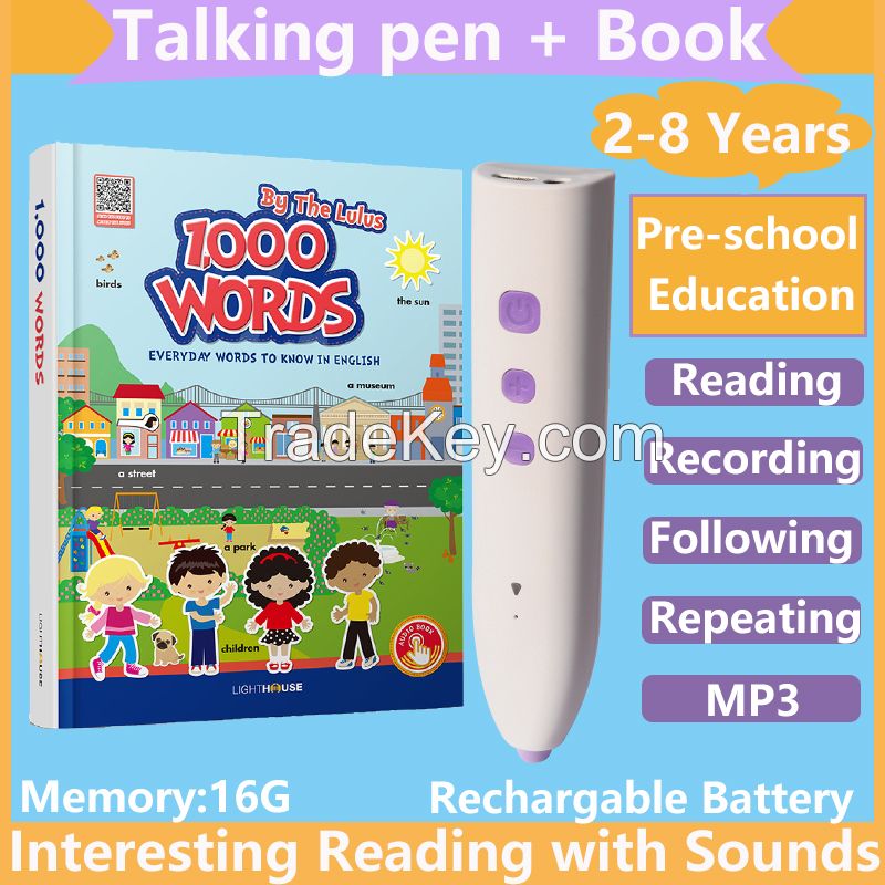 Language learning Toy OID Talking pen and book for Pre-school kids