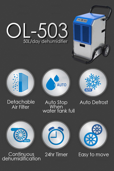 New Design   Electronic control  24 hour timer Dry air  Commercial Dehumidifier  for hotel and Museum