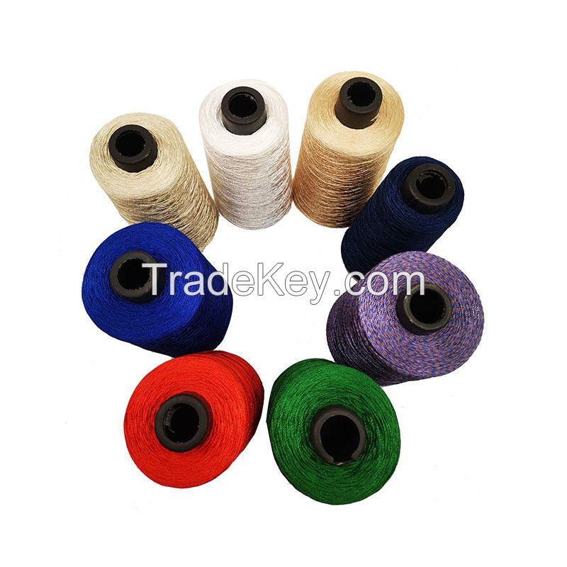 100% polyester thread sewing embroidery for curtain tassel