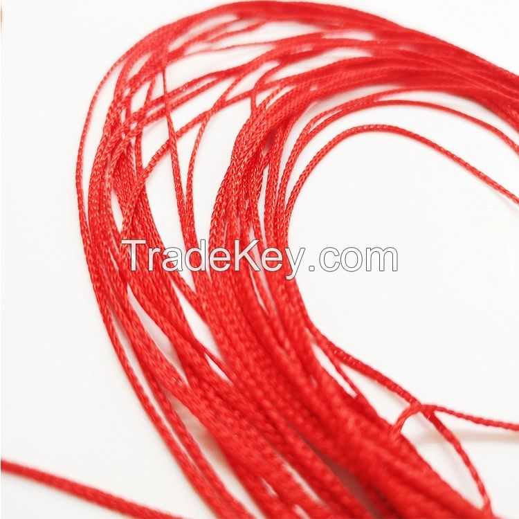 polyester braided cord corchet thread for curtain fringe tassel
