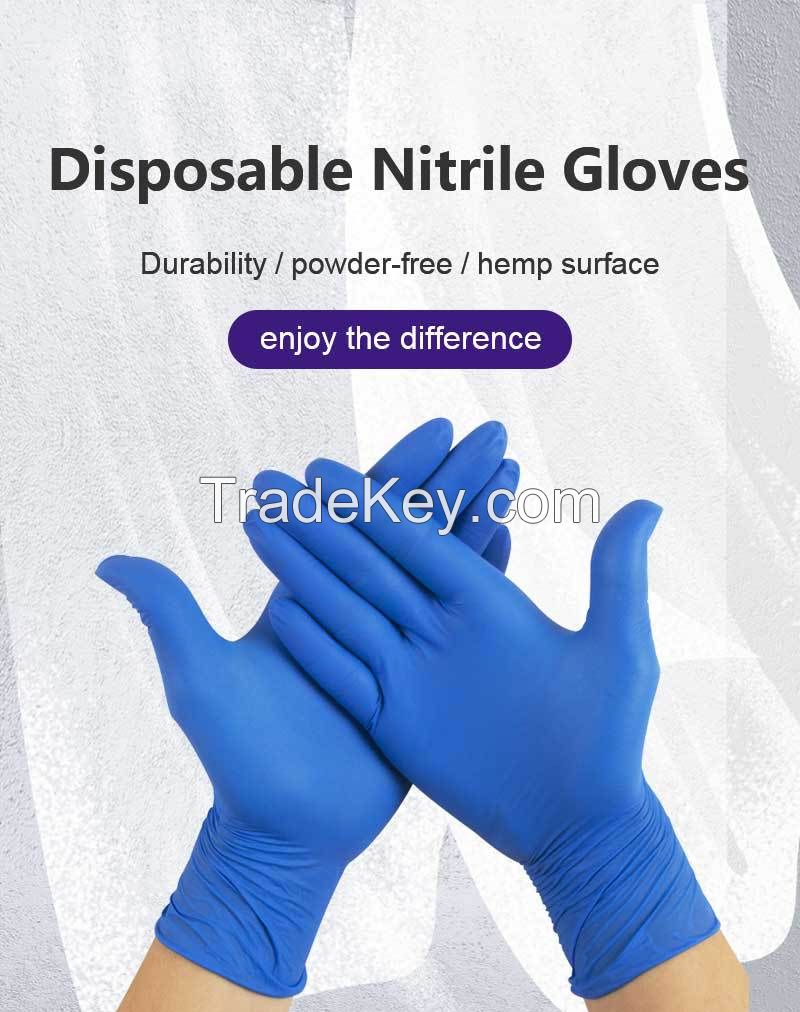 Nitrile examine gloves