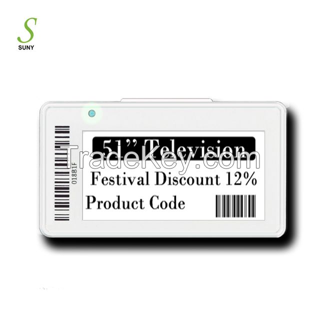 Suny 2.13 inch Supermarket Electronic Price Tag Esl Label Store Esl Digital Price Tag Electronic Shelf Label