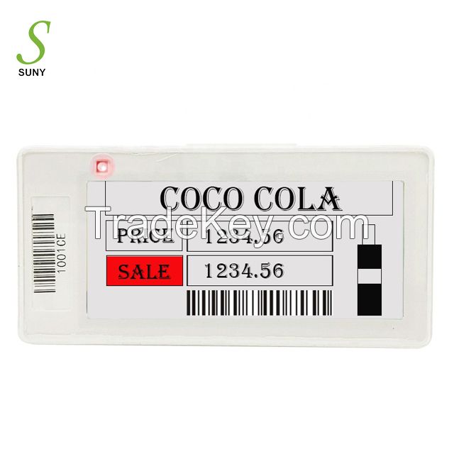 Suny 2.9 inch Supermarket Electronic Price Tag Esl Label Store Esl Digital Price Tag Electronic Shelf Label