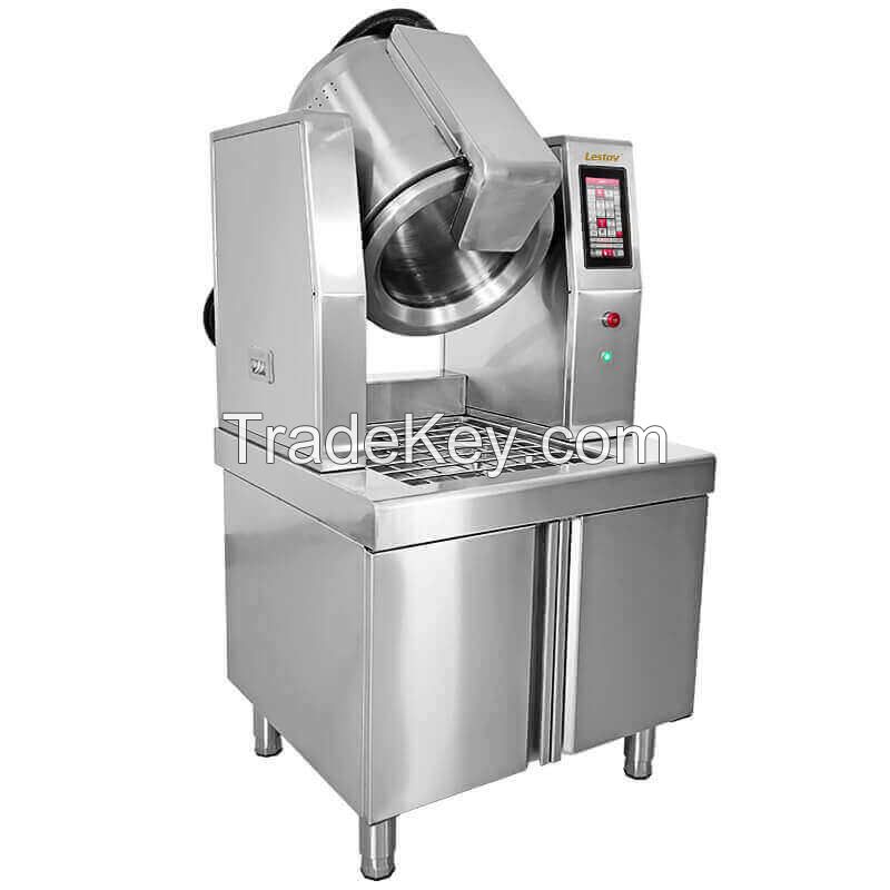 commercial automatic cooking machines robot stir fry cooker
