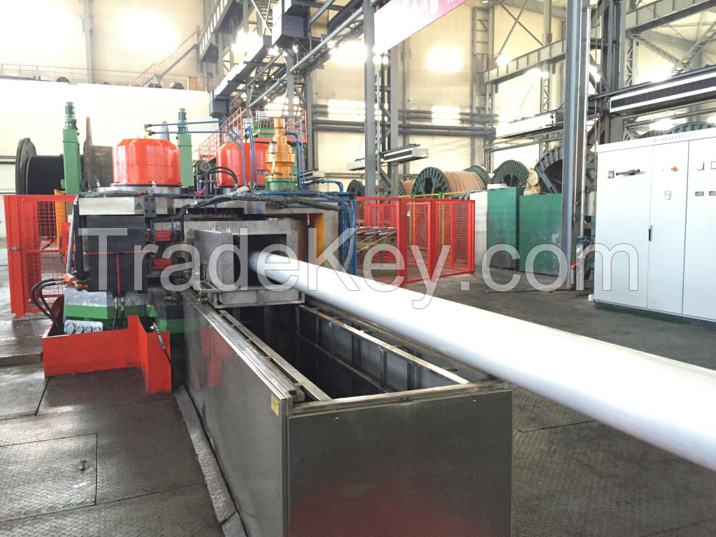 SSLB500 Continuous Extrusion Aluminum Sheathing Line for HV XLPE Power Cable