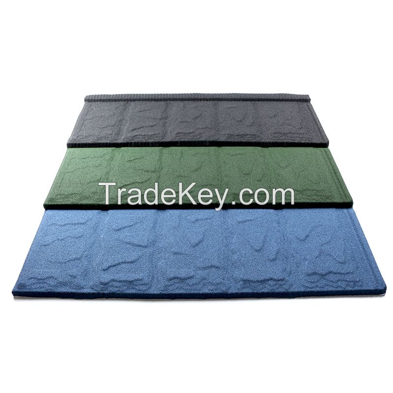 Stone Coated Metal Roof Tile Stone coated roof tile Stone coated metal roofing tile
