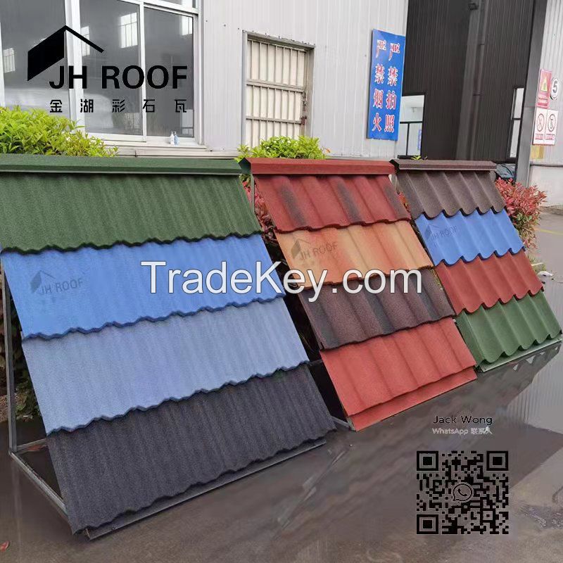 china roofing sheet stone coated roof tile metal roof tiles