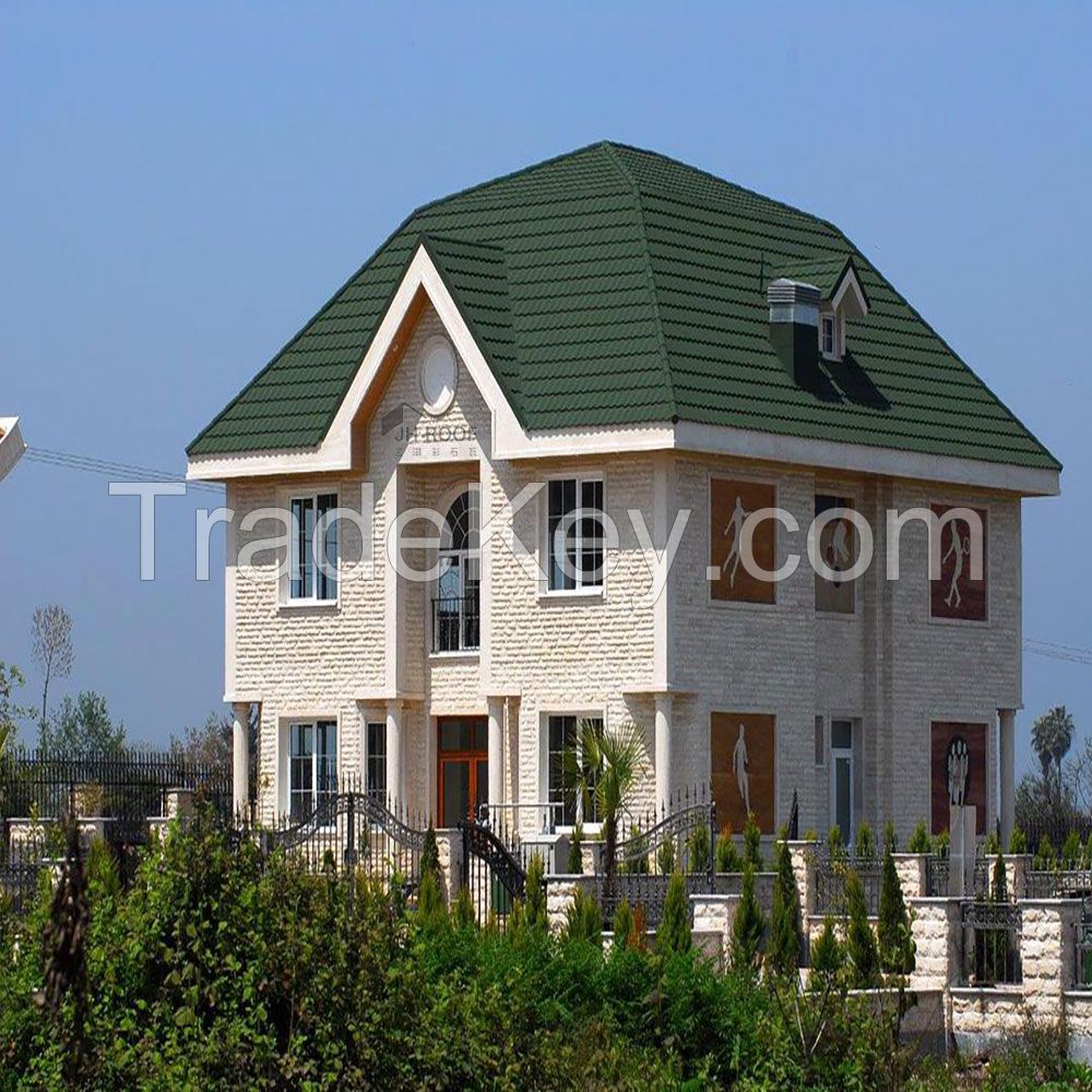 China roofing sheet stone coated roof tile metal roof tiles