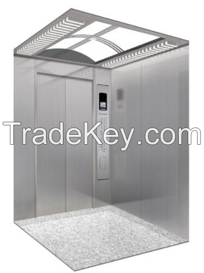 Vvvf Superior Quality Basic Passenger Elevator with Stainless Steel Cabin for Business Mr or Mrl