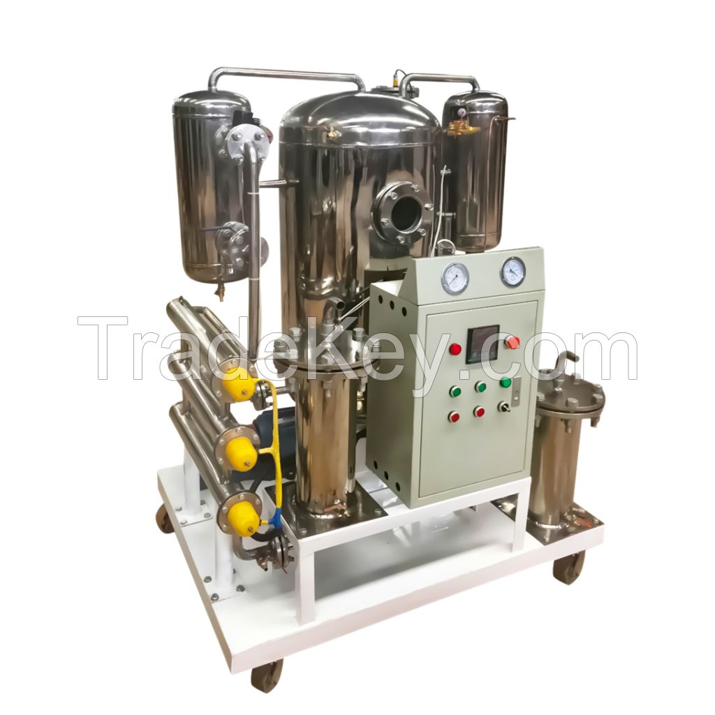 High Water Content Hydraulic Oil Water Separator