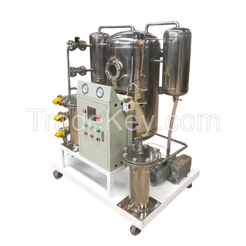 High Water Content Hydraulic Oil Water Separator