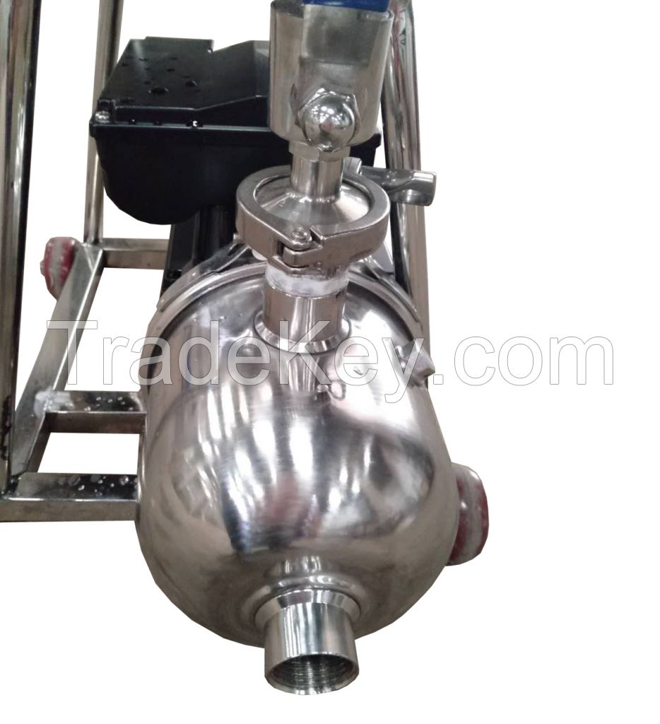 Portable stainless steel filter press