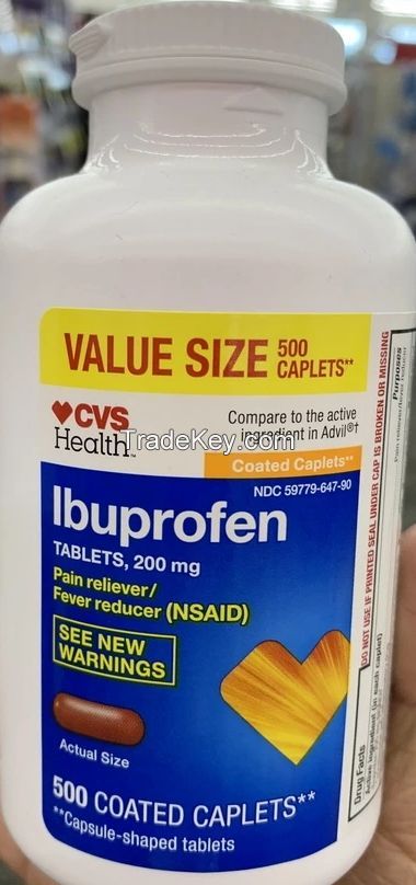 Ibuprofen pain reliever/fever reducer tablets