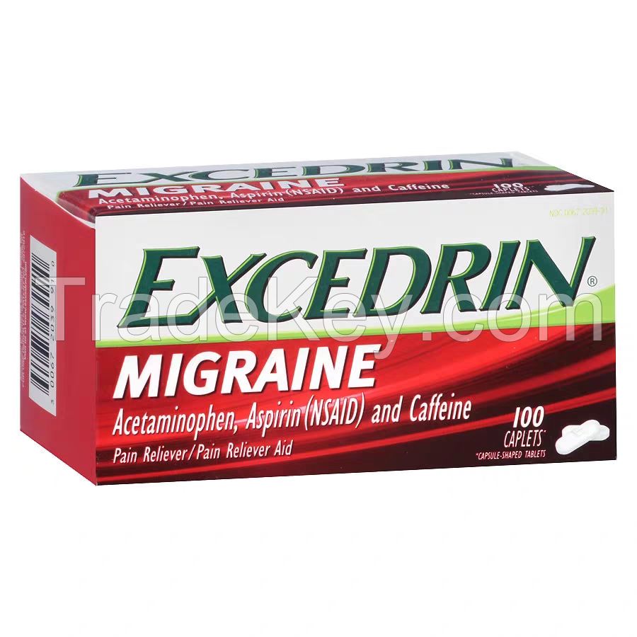 Migraine Pain Reliever Caplets