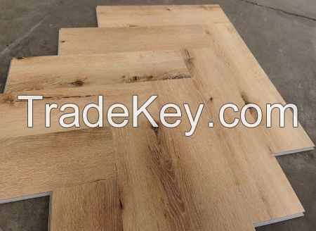 Click Lock Rigid Herringbone tile SPC flooring