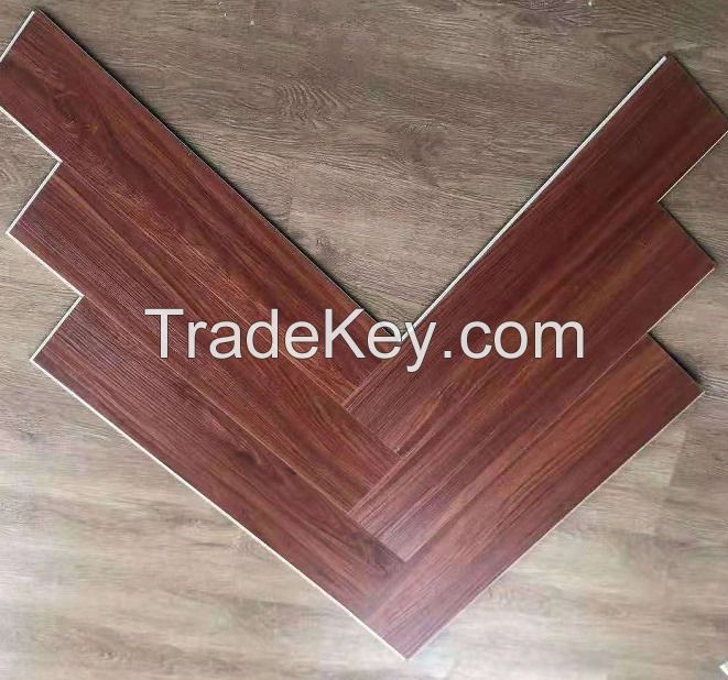 New design UV coating Herringbone tile SPC flooring