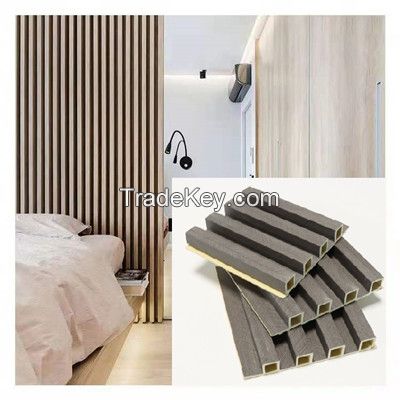 Interior Building Material Wooden Plastic Composite WPC Wall Panel
