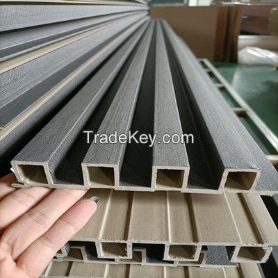 Luxury Hollow Wooden Plastic Composite WPC Wall Panel