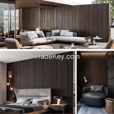 Formaldehyde-free Wooden Plastic Composite WPC Wall Panel
