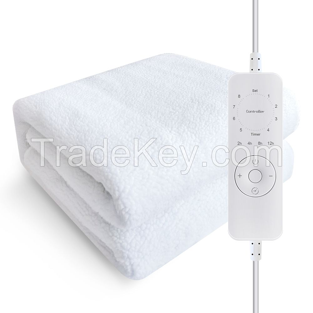 Single/ Double coral Fleece or Polar Fleece Electric Blanket
