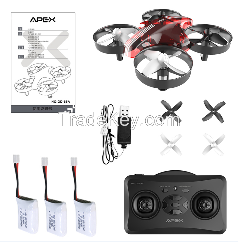 RC Quadcopter Starter Drone Helicopter Aircraft Drohne Toy for Kids 