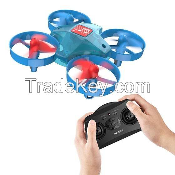 Hand Operated Mini Drone for Kids Toys with Music and LED light 3D Flips for Indoor Outdoor Boys Girls