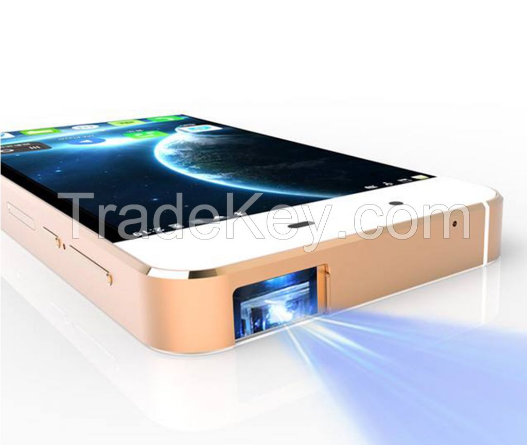 2021 new Android smartphone mini portable smart 4G card full Netcom mobile phone with laser projector Function