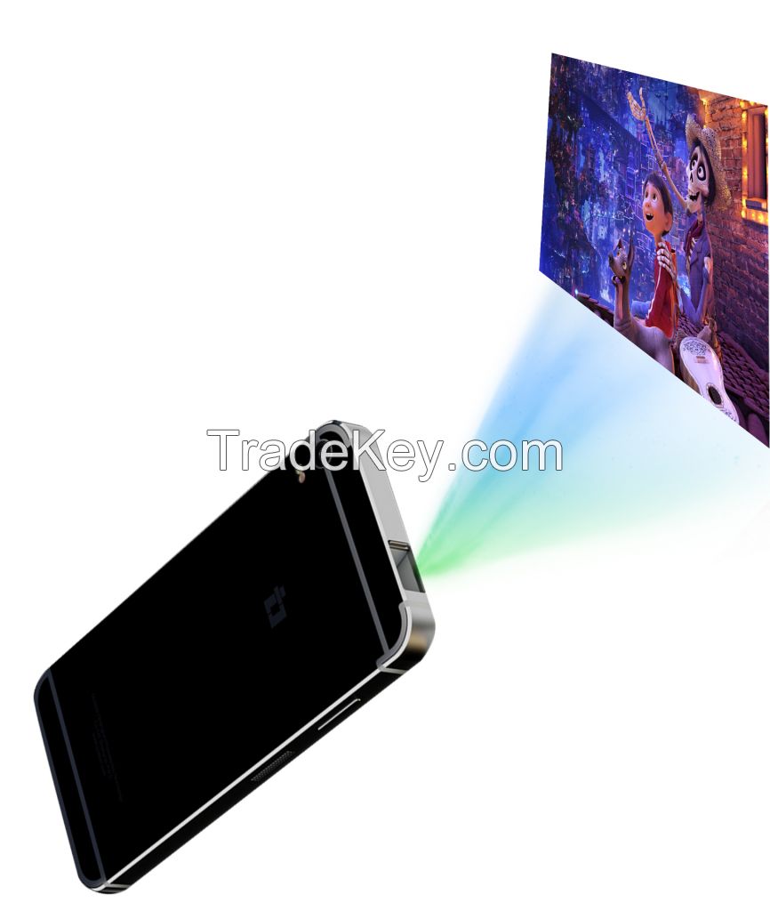 2021 new Android smartphone mini portable smart 4G card full Netcom mobile phone with laser projector Function
