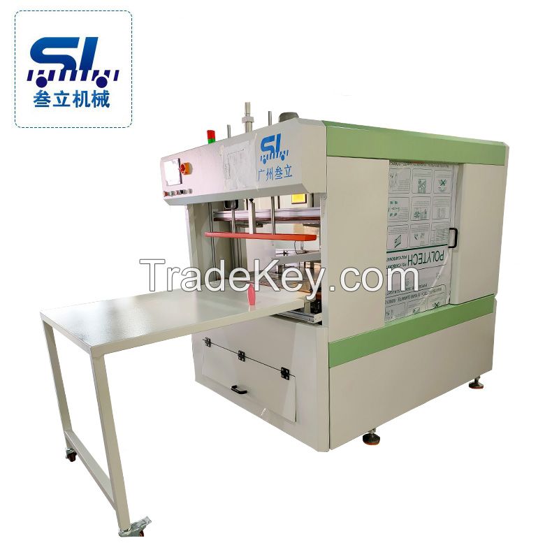 High quality semi-automatic PVC bag packing machine for empty plastic bottle