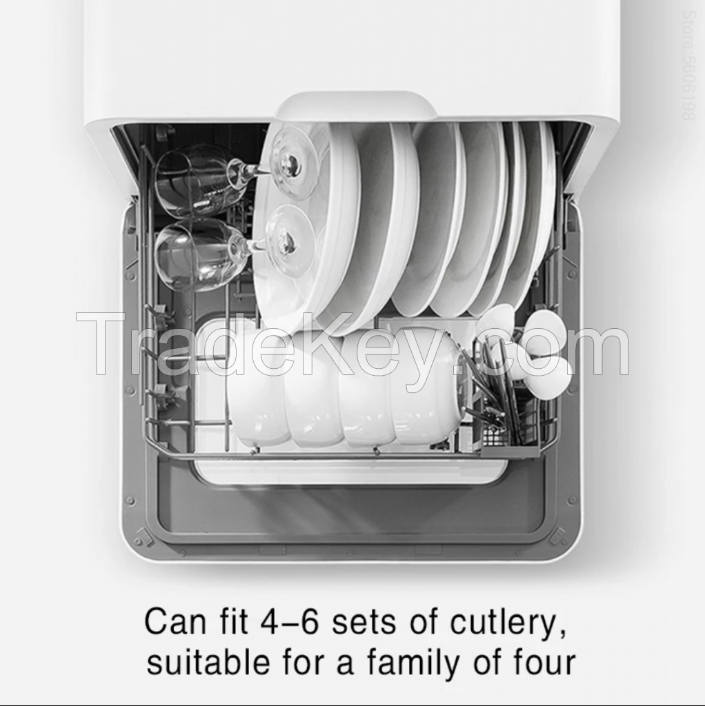 Dishwasher Standing Brush Bowl Machine Fully Automatic Intelligent Free Intelligent Free Installation Sterilization Five Mode