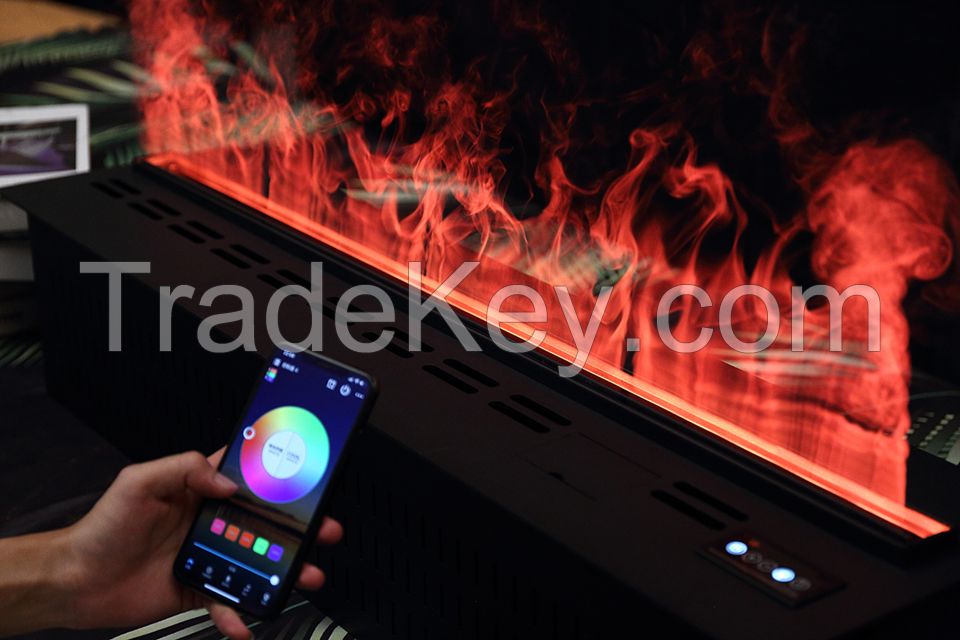 with 3D atomizing fireplace and 3D steam fireplace