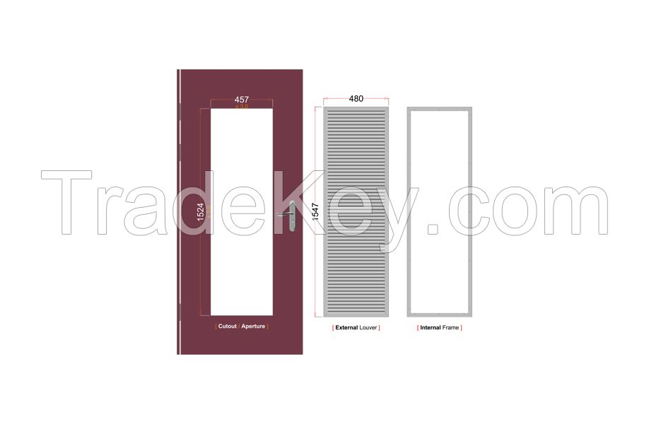 Steel Door Louver Panels